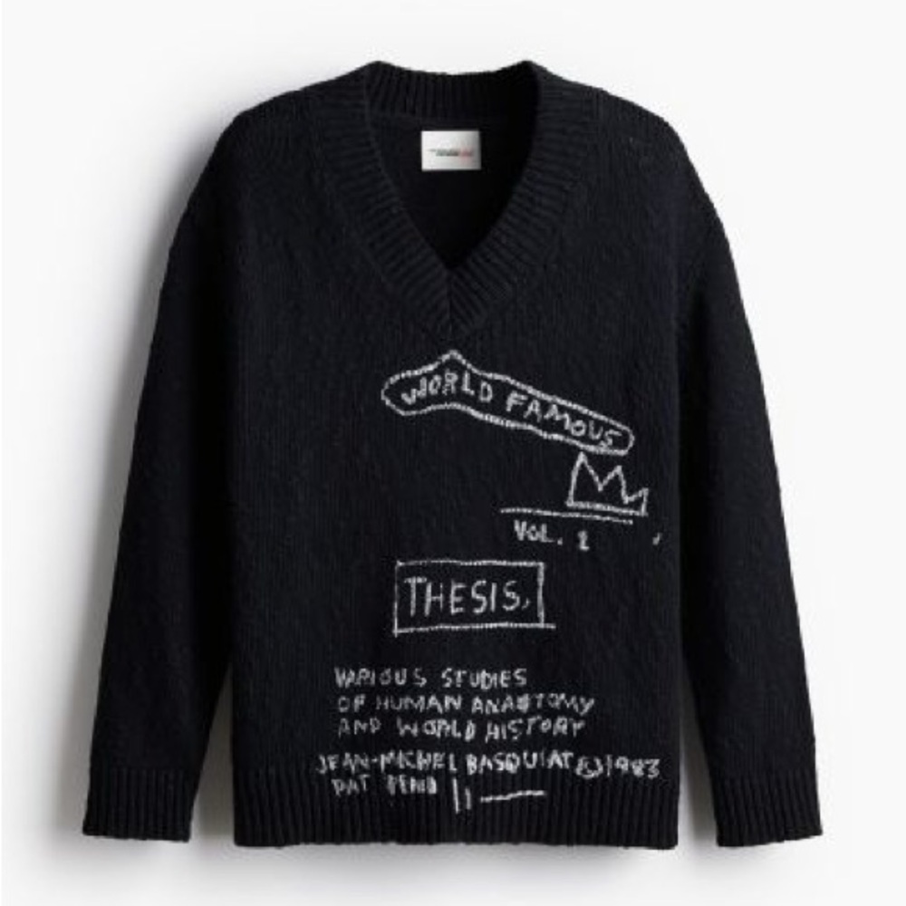 H&M x Basquiat sweater (S) new with tags